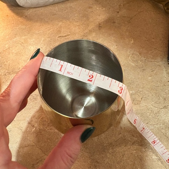 2 - VISKI - GOLD PLATED STAINLESS STEEL - WINE GLASSES / CUPS - Picture 6 of 8